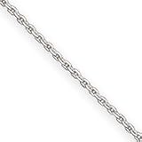 Sterling Silver 0.5MM Diamond-Cut Anklet - 10 Inch