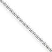 Sterling Silver 0.5MM Diamond-Cut Anklet - 10 Inch