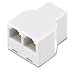 Philips Accessories 2way Phone Splitter 6wire Wh Sdj6360w/17