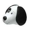 White Dog Antenna Ball Topper