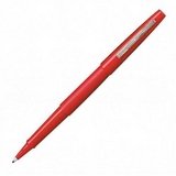 Paper Mate(R) Flair(R) Point-Guard Pens, 1.0 mm, Medium Point, Red, Pack Of 12