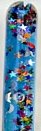 Blue Stars & Moon Glitter Wand for Kaleidoscopes or Party Favor 11 Inch