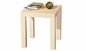 SMALL CHUNKY SQUARE MAPLE PVC VENEER SIDE TABLE