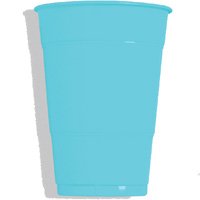 Creative Converting Paper Hot/Cold Cups, 9-Ounce., Bermuda Blue Color, Package Of 24,   (Pack of 5)