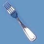 Next Day Gourmet Shell Heavy Weight Dinner Forks, 1 Dozen