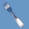 Next Day Gourmet Shell Heavy Weight Dinner Forks, 1 Dozen