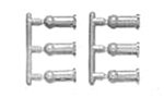 R/C SPARE PARTS SP-633 4㎜アジャスター(6個入)
