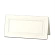 Pearlized Triple Panel Pearl White Place Cards