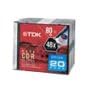 TDK CD-R80M10 CD-R Data 80 Minute, 700MB, 52x (10-Pack with Slim Jewel Case)