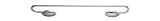 :USE Ollipsis 18-Inch Towel Bar, Polished Chrome