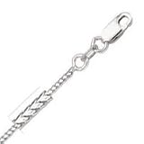 14k White Gold 16 Inch X 1.4 mm Franco Chain Necklace