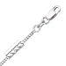 14k White Gold 16 Inch X 1.4 mm Franco Chain Necklace