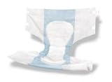Medline Protect Disposable Incontinence Briefs-Large, Blue,72/Case
