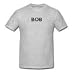 BOB - Name-series - Heather Grey or White T-shirt