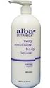 Alba Botanica Very Emollient Body Lotion, Unscented, 32-Ounce Bottle