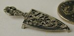 Dollhouse Trivet for an Iron in Pewter by Warwick Miniatures
