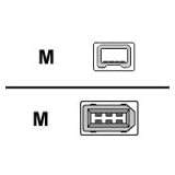 StarTech.com - IEEE 1394 cable - 4 PIN FireWire (M) - 6 PIN FireWire (M) - 4.6 m ( IEEE 1394 )