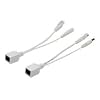DIGITUS PoE Kabelset passiv bis max 5m 10/100Mbit RJ45 Stecker RJ45 Buchse DC Stecker+Buchse 5,5mm