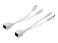 DIGITUS PoE Kabelset passiv bis max 5m 10/100Mbit RJ45 Stecker RJ45 Buchse DC Stecker+Buch Preisvergleich