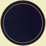 Click for more about Lady Clare Melamine Round Tablemats Plain Blue - Lady Clare.