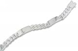 8.5 Inch Men's Heavy Bars and Link Bracelet with 2 Diamond by Hot Diamonds Sterling Silver