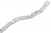 8.5 Inch Men's Heavy Bars and Link Bracelet with 2 Diamond by Hot Diamonds Sterling Silver