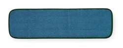 Tough Guy 1TTY8 Flat Wet Mop Pad, Microfiber, Blue/Green