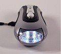 Die Kurbel-Taschenlampe mit 3 LED