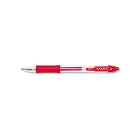 Zebra 46730 - Sarasa Roller Ball Retractable Gel Pen, Red Ink, Fine, Dozen-ZEB46730