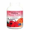 C-500mg Natural Fruit Chews - Mixed Fruit, 180 wafer