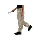 Chef Pants - Elastic Waist Cotton Print Baggy at Happy Chef Uniforms