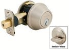 Master Lock DSNRN0615BOX Nightwatch Deadbolt With Bump Stop Cylinder, Satin Nickel Finish