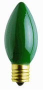 Pack of 25 Opaque Green C7 Replacement Christmas Lights 5 Watt #646524