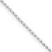 Sterling Silver 0.5mm Fancy Chain Necklace - 16 Inch - Spring Ring