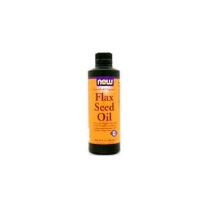 Organic Flax Seed Oil (100% Pure) 12 fl.oz by Now Foods