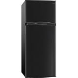 Frigidaire : FFPT10F0KB 23-7/16 9.9 Cu. Ft. Top Freezer Apartment Size Refrigerator - Black
