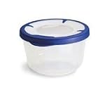RUBBERMAID 5152C4EBLUBLU, 1 QUART ROUND, Case of 4
