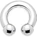 4 Gauge Internally Threaded Horseshoe Circular Barbell 1/2