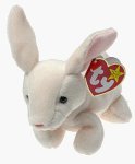 11MFJ6BNWiL. SL160  Ty Beanie Babies   Nibbler the Bunny Rabbit 