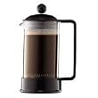 Bodum Brazil Glass 3-Cup Coffee Press, Black