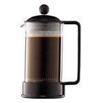 Bodum Brazil Glass 3-Cup Coffee Press, Black by Bodum