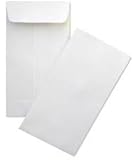 #7 Coin White Envelope for Small Parts, Cash, Jewelry Etc., 100 per Pack