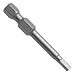 Apex Hex Power Bit, 3/32", 1/4" Hex Drive, 3" OAL