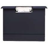 OIC(R) Klip And File&trade; Landscape Clipboard, 12 1/2in. x 9 3/4in., Gray