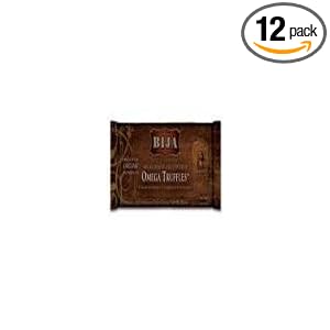 Bija Milk Chocolate Hazelnut Omega Truffles Bars (Pack Of 12)
