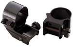 Weaver Detachable Extension 1-Inch High Top Mount Rings (Matte Black)