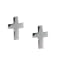 Argento Vivo Small Cross Post Earrings