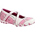 Girls' Skechers S Lights Bikers Perennials - White/Pink
