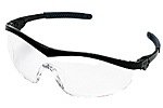 MCR Safety #ST110 Black Glasses/CLR Lens