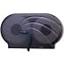 San Jamar R4090 Oceans Twin 9" Jumbo Bath Tissue Dispenser, 19" Width x 12" Height x 5-1/4" Depth, White Sand
